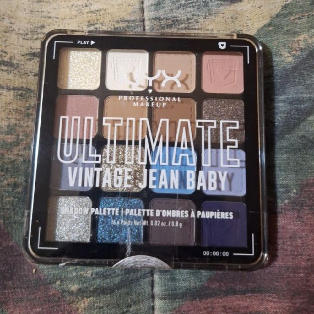 💙 NYX Ultimate “Vintage Jean Baby” Eyeshadow Palette – BRAND NEW & SEALED 💙